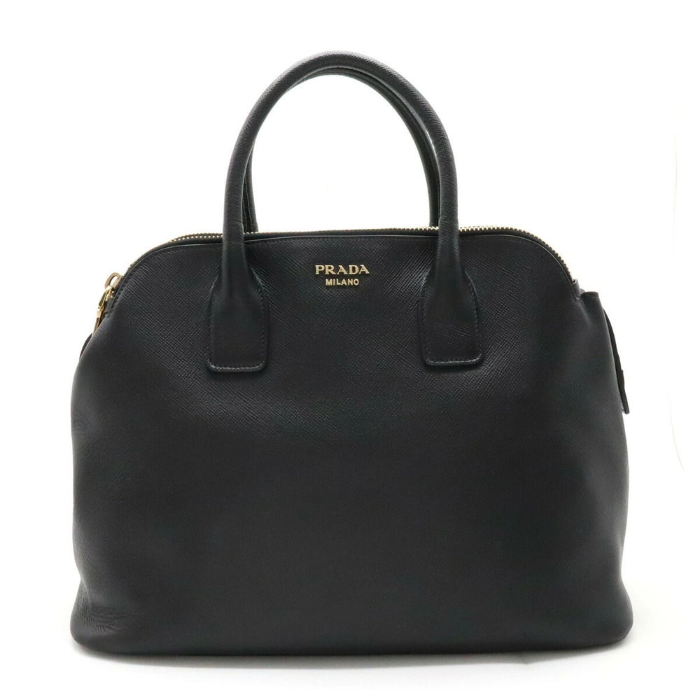 Prada Saffiano Cuir Leather Handbag NERO Black
